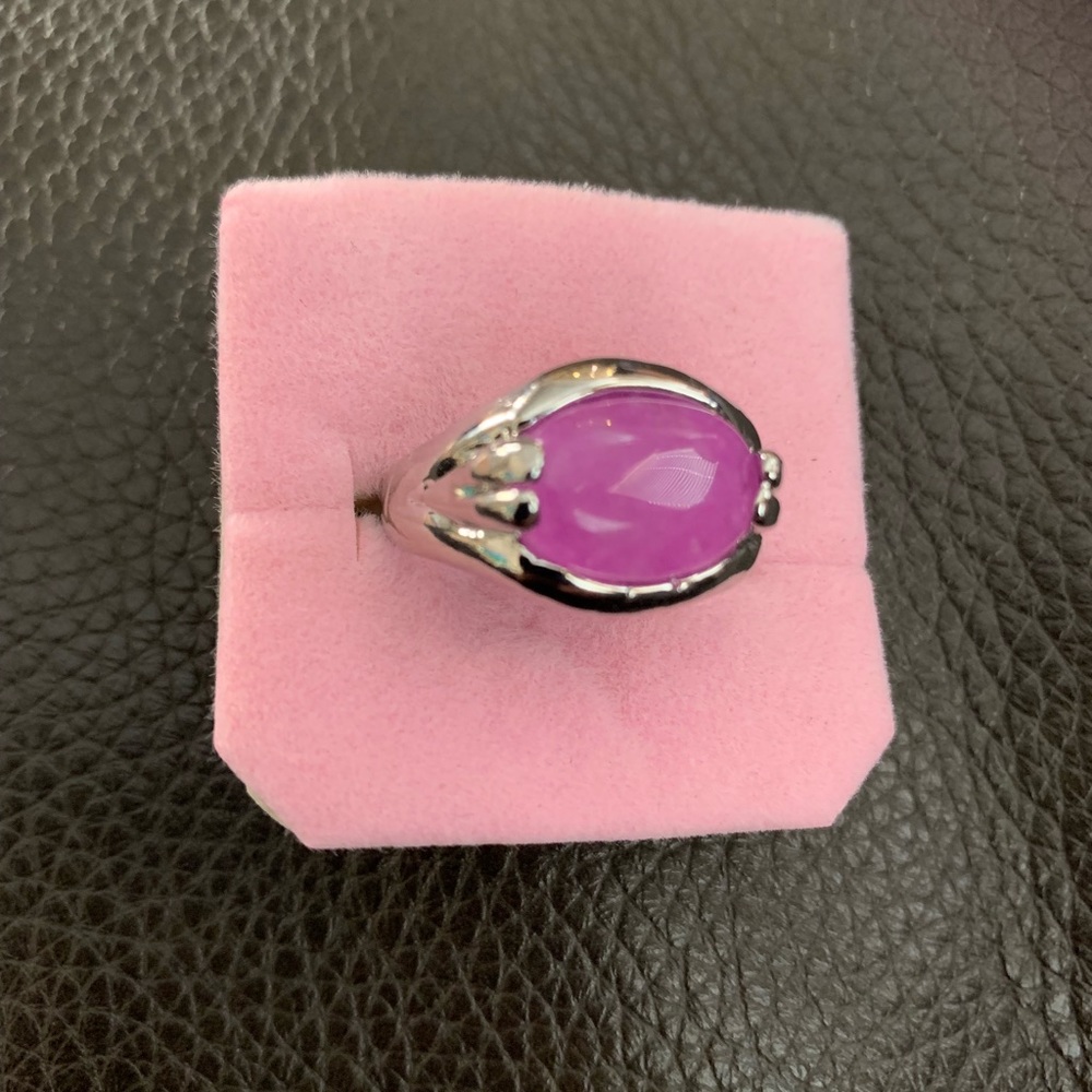 Silver plated ring